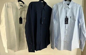 NWT Ben Sherman Cotton Tshirt, Button Up Long Sleeve Quality Shirt - Picture 1 of 15