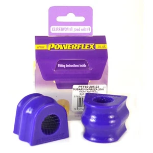Bujes de barra antivuelco delanteros Powerflex - 23 mm para Subaru Forester SG (2002 > 08) - Imagen 1 de 4