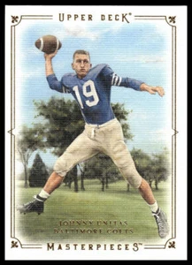 2008 Upper Deck #MPP10 Johnny Unitas Masterpieces Preview Baltimore Colts - Picture 1 of 2