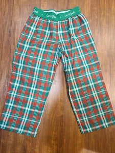 Kids Cat & Jack Lounge Pant - Red, Green, White 'HOLIDAY Style' - Size XS (4/5) - Picture 1 of 3