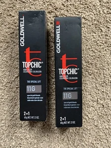 2X Goldwell Topchic Permanent Hair Color 11G Salon Professional 2.1 Oz - Picture 1 of 4