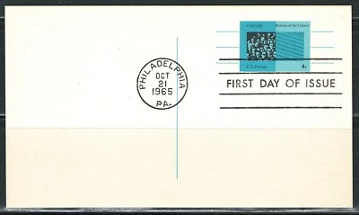 Mint US 4 Cent First Day of Issue postal Card (MNH) - Image 1 of 2