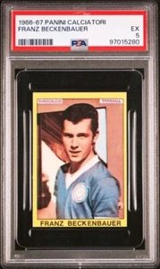 Fútbol alemán 1966-67 Panini Calciatori FRANZ BECKENBAUER PSA 5 - Imagen 1 de 3