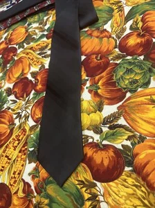 Aeropostale Men's Striped Neck Tie (Black, Dark Grey, Light Grey) 100% Polyester - Picture 1 of 5