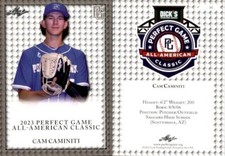 CAM CAMINITI 2023 Leaf "Perfect Game All-American Classic" BASEBALL CARD #15
