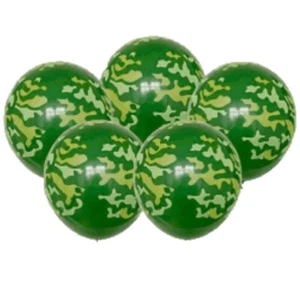 PALLONCINI MIMETICI VERDI ESERCITO 12" RAGAZZI COMPLEANNO BORSA FESTA FILLERS MILITARE - Foto 1 di 2