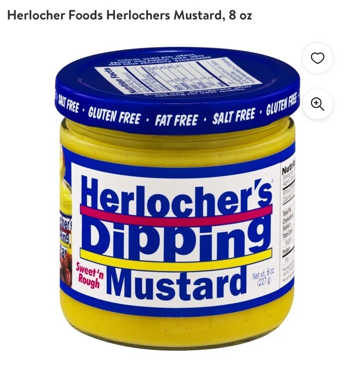 Herlocher's Dipping горчица, два 8 унций. Банки - Изображение 1 из 1