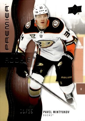 Pavel Mintyukov - 2023-24 Upper Deck Premier /25 Rookie Card #141 - Image 1 of 2