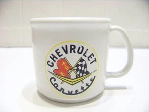 Vintage Chevrolet Corvette coffee cup mug Sunshine automotive car hot rod - Picture 1 of 2