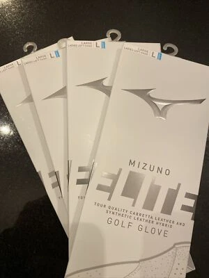 Mizuno Elite Left-Handed Golf Gloves Ladies Large (For Righties) - Image 1 of 4