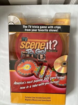 TV Scene It? To Go? The DVD Game TV Trivia Travel Edition NEW - Image 1 of 2