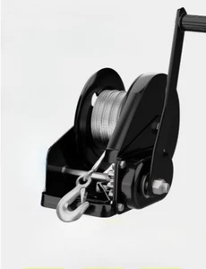 Hand-Cranked Winch with Bidirectional Self-Locking Wire Rope Manual Hoist Crane - Picture 1 of 28