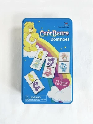 Vintage Care Bears Dominoes w/ Collector's Tin 27 Pieces Cardinal Games 2004 C2 - Image 1 of 4