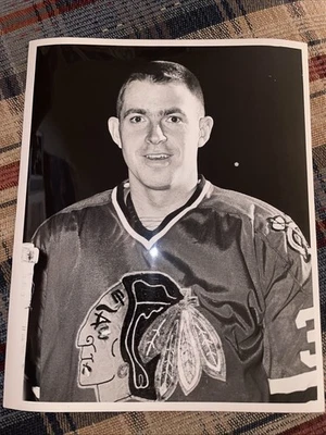 1966-67 NHL EQUIPO DE HOCKEY EDICIÓN FOTO DAVE DRYDEN CHICAGO BLACKHAWKS PORTERO AHL Foto 1 de 4