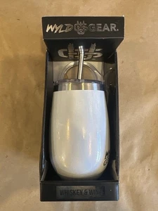 Wyld Gear 12 Unzen Thermo Edelstahl Whisky & Wein Becher mit Strohhalm & Deckel - Bild 1 von 3