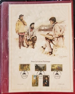 First Day Cover - Peter Le Lièvre Paintings - 8500/9500 - La Lievre Paintings - Picture 1 of 2