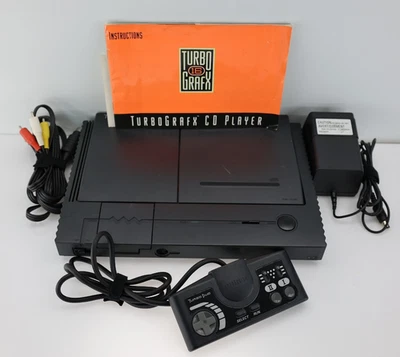 Turbo Duo Console TurboGrafx-16 Launch Edition 1992 Full Recap Reg Controller - Image 1 of 4