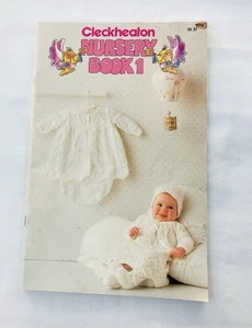 π Cleckheaton Nursery Book 1 Baby Knitting And Crochet Patterns 30 Designs - Picture 1 of 8