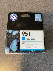Cartouche d'encre cyan HP 951 (CN050AE) date d'expiration juin 2021 - Photo 1/2