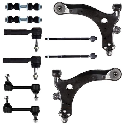 10Pcs Front & Rear Suspension & Steering Part For 2002-2004 Pontiac Montana AWD Foto 1 de 4