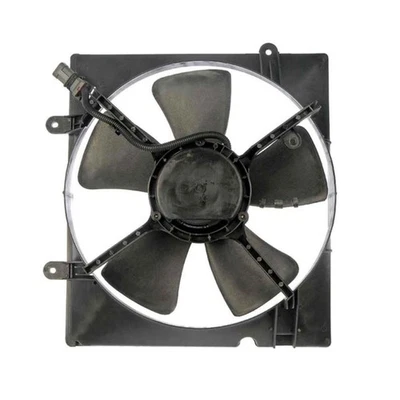 Ventilador de radiador de plástico cepillado para Kia Sedona 2002-2005 conector macho negro Foto 1 de 4