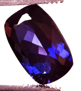 16,65 cts. Natürliche lila Wirbelsäulenkissenform zertifizierter Edelstein - Bild 1 von 4