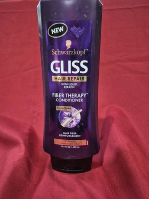 Nuevo Acondicionador Terapia Fibra Reparador Cabello Schwarzkopf Gliss con Queratina Líquida Foto 1 de 2