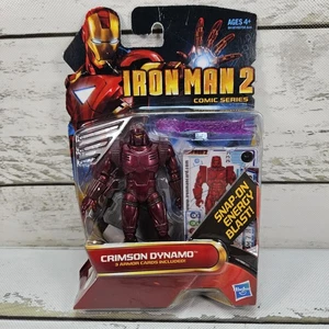 Figura de acción Hasbro Marvel Universe Iron Man 2 Crimson Dynamo 2010 3,75" nueva - Imagen 1 de 10