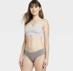 Bragas Ropa Interior Descarada Auden Invisible Edge No-Show Talla S 4-6 - Gris - NUEVAS - Imagen 1 de 5