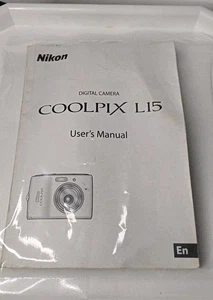 Nikon Original CoolPix L15 Digital Camera User Guide Instruction Manual - Picture 1 of 3