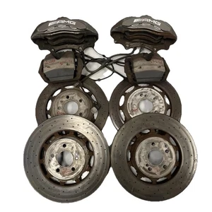 Juego de pinzas de freno delanteras y traseras Mercedes S63 AMG W222 2015 OEM Brembo 2014-20 - Imagen 1 de 24