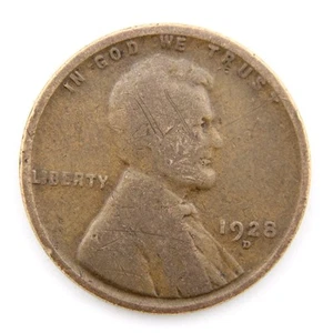 1928-D Lincoln Wheat Cent ~ FINE (F/FN) Condition ~[154] - Bild 1 von 2