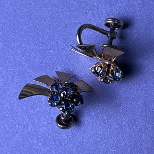 vintage screwback earrings 1/20 12k gold filled Fan - Picture 1 of 4
