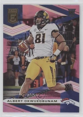 2020 Panini Donruss Elite Rookies Pink Albert Okwuegbunam #163 Rookie RC - Image 1 of 2