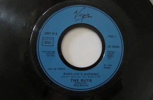 THE RUTS Babylons Burning 45T PUNK France 1979. Rare. - Picture 1 of 2