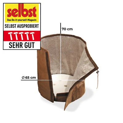BioGreen Thermo Topfschutz XL für Pflanzenüberwinterung H 70 cm x Ø 65 cm
