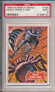 1966 Batman (A Series Red Bat) #18A - "Death Spins a Web" - PSA 9 - MINT! - Picture 1 of 2