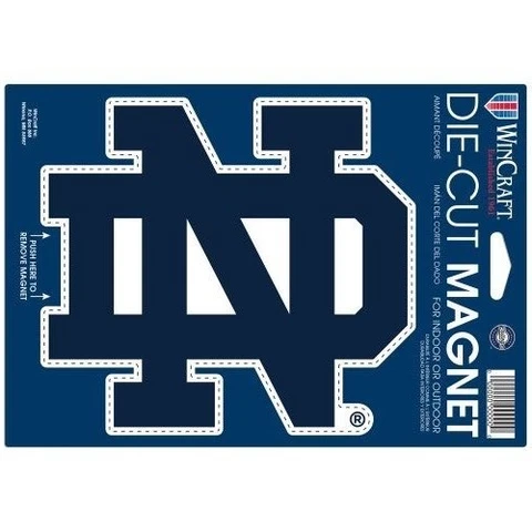 NOTRE DAME FIGHTING IRISH DIE-CUT VINYL LOGO MAGNET HEAVY DUTY HIGH QUALITY Cover