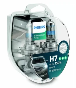 Coppia Lampadine Alogene Philips X-tremeVision Pro150 12V 55W 3400K +150 Di Luce - Foto 1 di 2