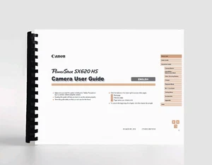 Owners Manual for Canon SX620 HS Power Shot Camera - Picture 1 of 1