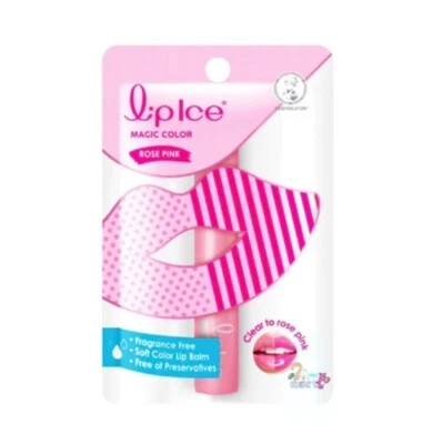 Mentolatum Lip Ice Magic Rosa Color Transparente Tintado Larga Duración Sin Fragancia 2g Foto 1 de 4