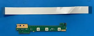FUJITSU LIFEBOOK E554 PCB POWER BUTTON WITH RIBBON CABLE NEW CP666285 - Foto 1 di 2