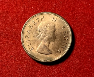 South Africa 1960 1/2 Penny Half Penny UNC Bronze Coin KM#45 T2258 - Image 1 of 2