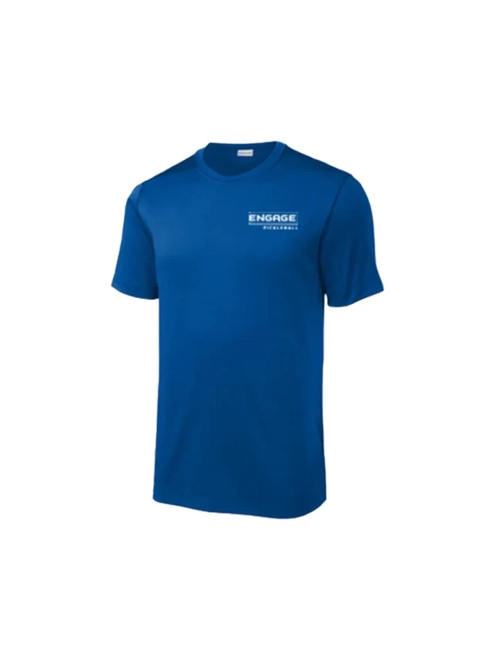 Camiseta Engage Victory UV Performance Crew Pickleball Grande L Azul Foto 1 de 1