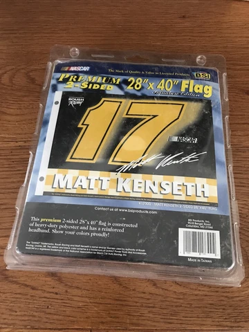 NASCAR Matt Kenseth #17- 2 Sided 28 x 40 Flag Banner Brand-New! Cars Racing! Cover