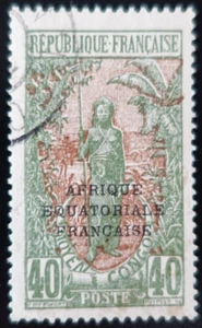 Stamp Colonies French Congo N° 82 used Seal To Date - Picture 1 of 2