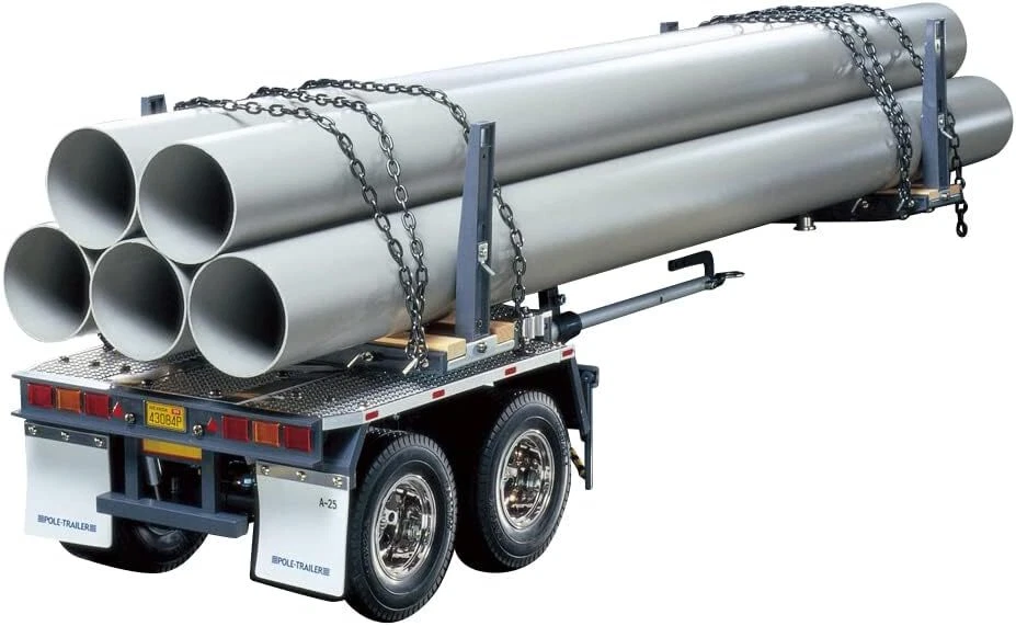 Tamiya 1/14 Electric RC Big Truck Series No.10 Pole Trailer for Trailer Tru - Image 1 of 1