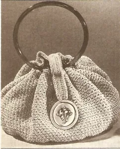 VINTAGE Purse Proud Bag/Purse/Crochet Pattern INSTRUCTIONS ONLY - Picture 1 of 1