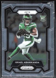 ISRAEL ABANIKANDA 2023 Panini PRIZM RC #379 [CHROME BASE]--NEW YORK JETS - Picture 1 of 2