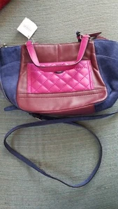 Coach F49865 Burgundy Patchwork Purse - Picture 1 of 10